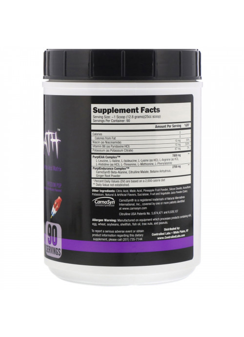 Controlled Labs, PURPLE WRAATH, Freedom Pop, 2.54 lbs (1152 g)
