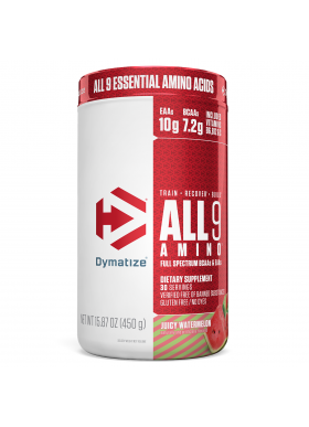 Dymatize Nutrition, ALL9AMINO, Juicy Watermelon, 15.87 oz (450 g)