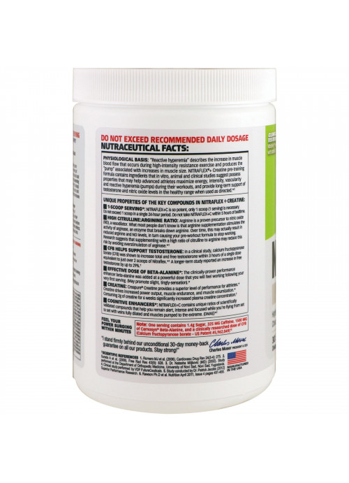 GAT, NITRAFLEX + Creatine, Lemon Lime, 14.8 oz (420 g)