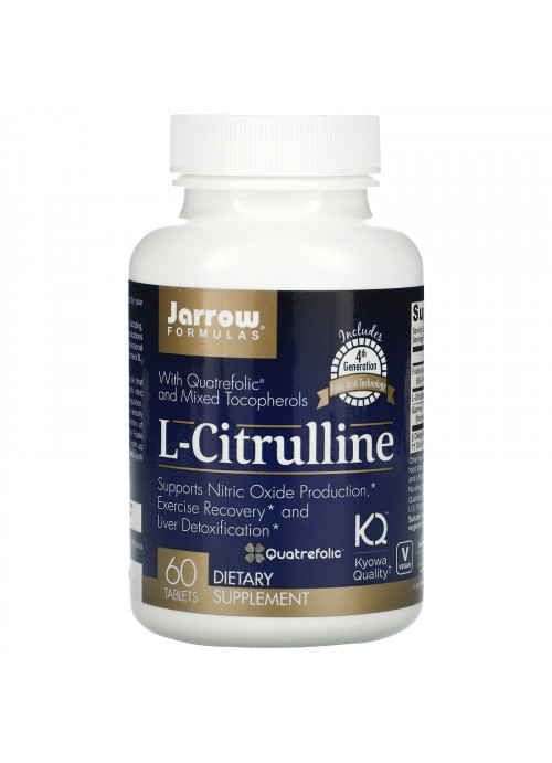 Jarrow Formulas, L-Citrulline, 60 Tablets