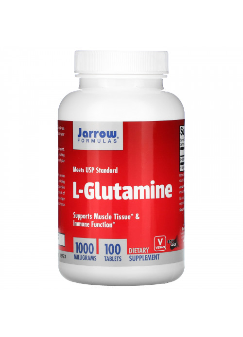 Jarrow Formulas, L-Glutamine, 1000 mg, 100 Tablets