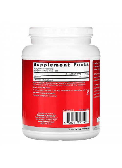 Jarrow Formulas, L-Glutamine Powder, 35.3 oz (1000 g)