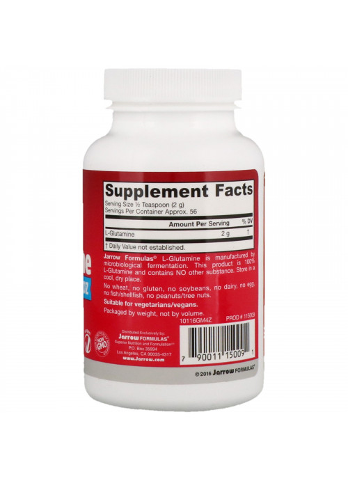 Jarrow Formulas, L-Glutamine Powder, 4 oz (113 g)