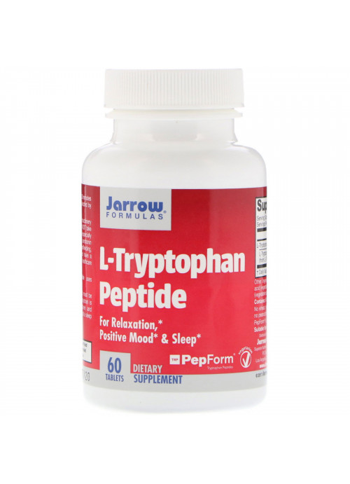 Jarrow Formulas, L-Tryptophan Peptide, 60 Tablets