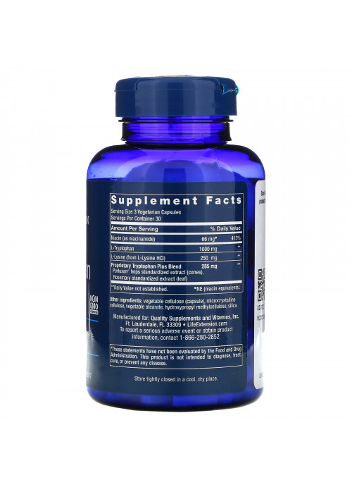 Life Extension, Optimized Tryptophan Plus, 90 Vegetarian Capsules
