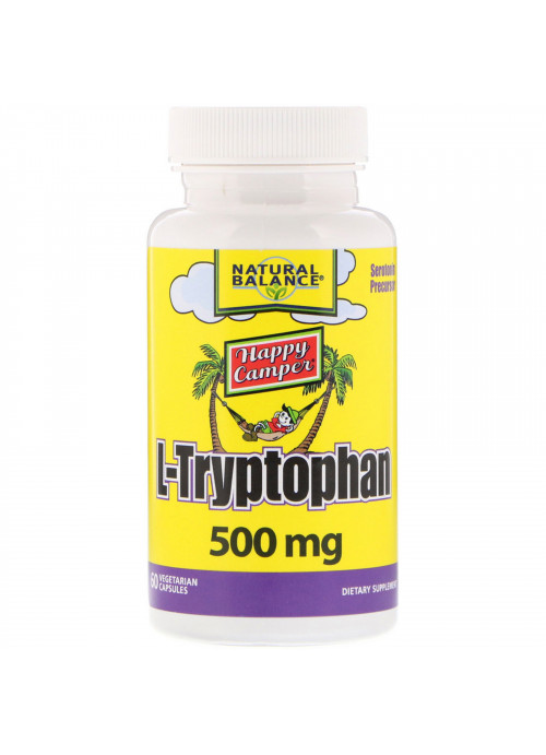 Natural Balance, L-Tryptophan, 500 mg, 60 Vegetarian Capsules