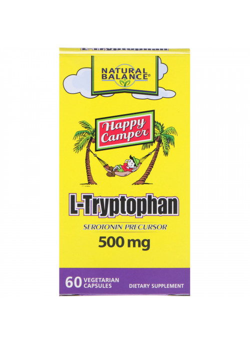 Natural Balance, L-Tryptophan, 500 mg, 60 Vegetarian Capsules