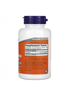 Now Foods, L-Citrulline, Pure Powder, 4 oz (113 g)