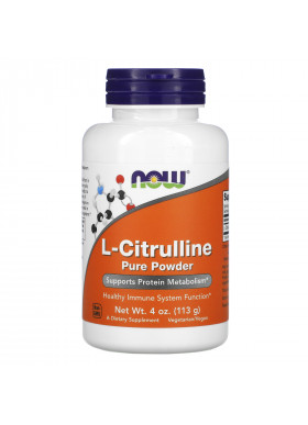Now Foods, L-Citrulline, Pure Powder, 4 oz (113 g)