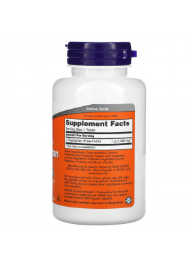 Now Foods, L-Tryptophan, Double Strength, 1,000 mg, 60 Tablets
