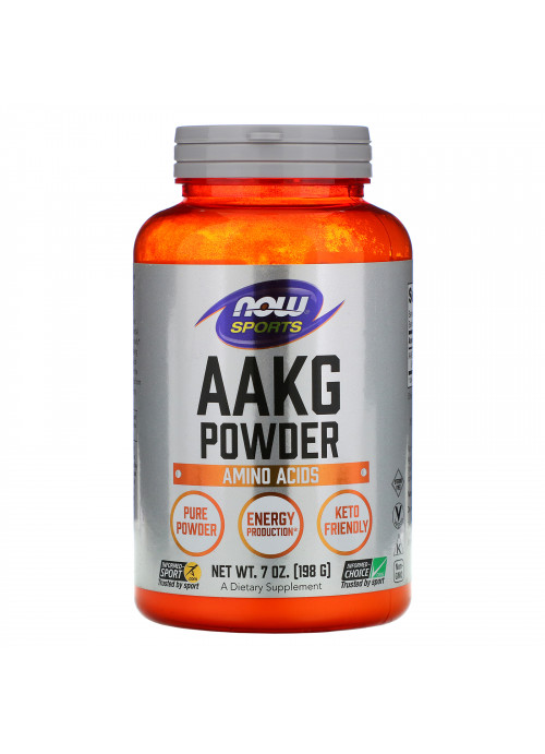 Now Foods, Sports, AAKG Pure Powder, 7 oz (198 g)
