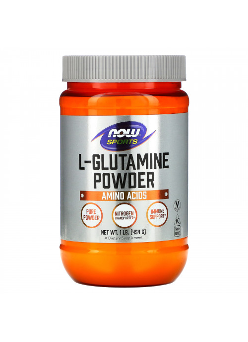 Now Foods, Sports, L-Glutamine Powder, 1 lbs (454 g)
