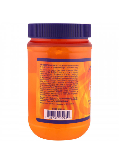 Now Foods, Sports, L-Leucine Powder, 9 oz (255 g)