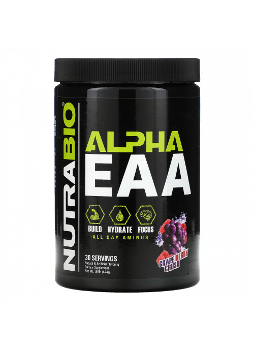 NutraBio Labs, Alpha EAA, Grape Berry Crush, .98 lb (444 g)