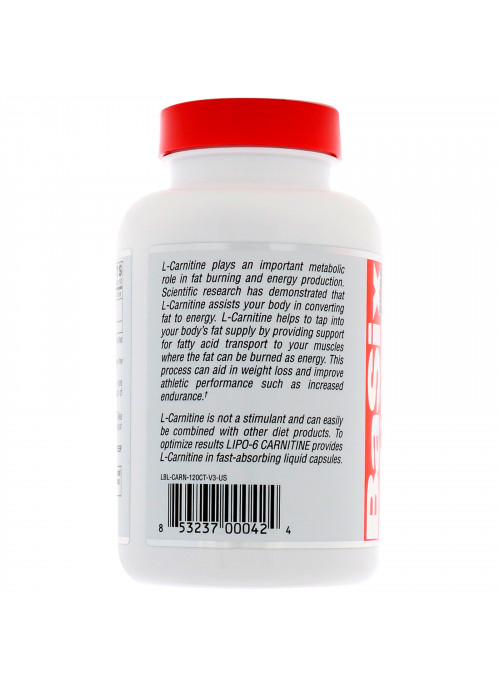 Nutrex Research, LIPO-6 CARNITINE, 120 Liquid Capsules