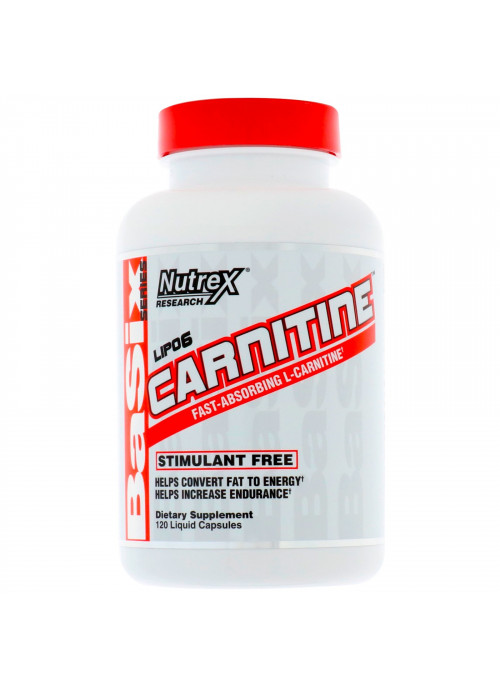 Nutrex Research, LIPO-6 CARNITINE, 120 Liquid Capsules
