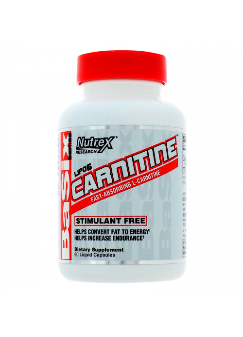 Nutrex Research, LIPO-6 CARNITINE, 60 Liquid Capsules