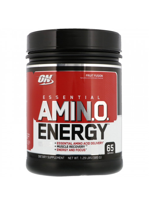 Optimum Nutrition, ESSENTIAL AMIN.O. ENERGY, Fruit Fusion, 1.29 lbs (585 g)