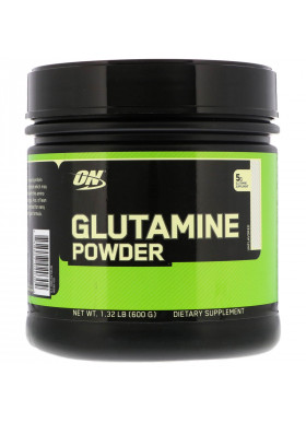 Optimum Nutrition, Glutamine Powder, Unflavored, 1.32 lb (600 g)