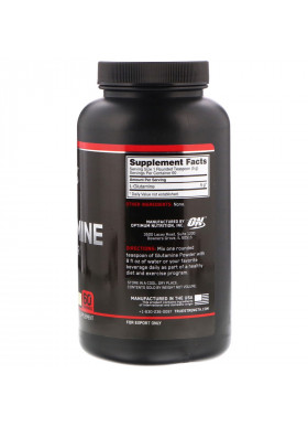 Optimum Nutrition, Glutamine Powder, Unflavored, 10.6 oz (300 g)