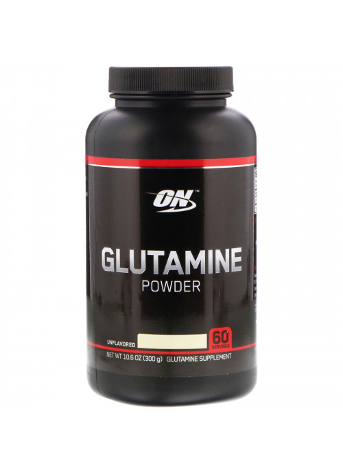 Optimum Nutrition, Glutamine Powder, Unflavored, 10.6 oz (300 g)