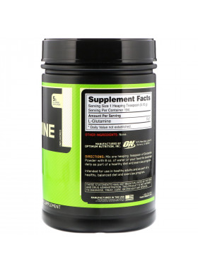Optimum Nutrition, Glutamine Powder, Unflavored, 2.2 lbs (1 kg)