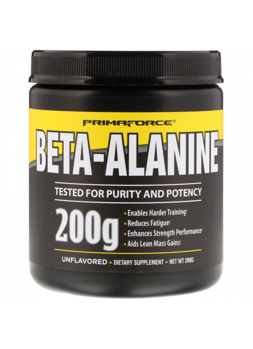 Primaforce, Beta-Alanine, Unflavored, 200 g