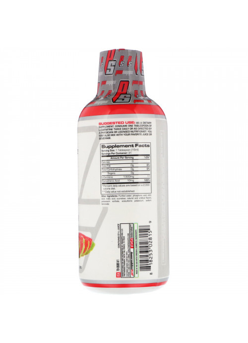 ProSupps, L-Carnitine 1500, Sour Watermelon Candy, 1,500 mg, 16 fl oz (473 ml)