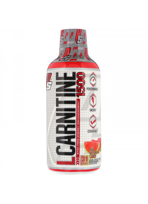 ProSupps, L-Carnitine 1500, Sour Watermelon Candy, 1,500 mg, 16 fl oz (473 ml)