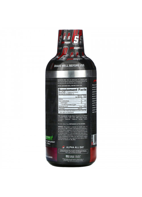 ProSupps, L-Carnitine 3000, Blue Razz, 16 fl oz (473 ml)