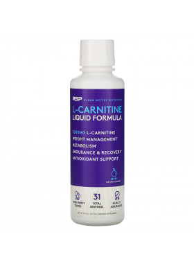 RSP Nutrition, L-Carnitine, Weight Management, Berry, 3,000 mg, 16 fl oz (473 ml)