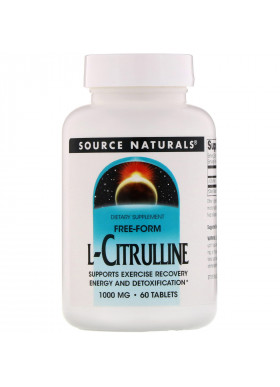 Source Naturals, L-Citrulline, 1000 mg, 60 Tablets