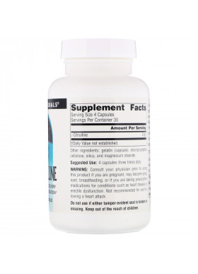 Source Naturals, L-Citrulline, 500 mg, 120 Capsules