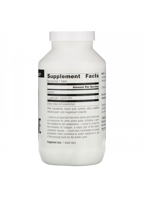 Source Naturals, L-Lysine, 1,000 mg, 200 Tablets