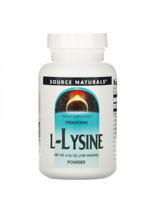 Source Naturals, L-Lysine Powder, 3.53 oz (100 g)