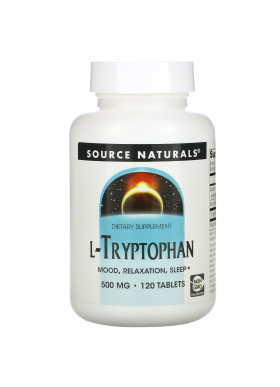 Source Naturals, L-Tryptophan, 500 mg, 120 Tablets