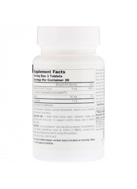 Source Naturals, L-Tryptophan with Coenzyme B-6, 500 mg, 60 Tablets