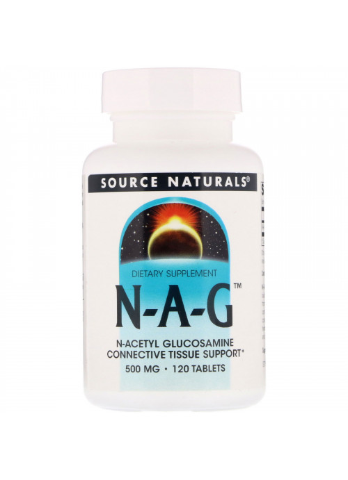 Source Naturals, N-A-G, 500 mg, 120 Tablets
