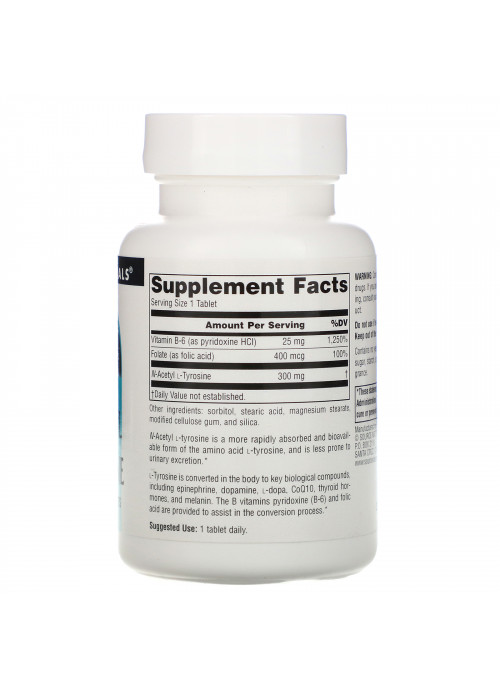 Source Naturals, N-Acetyl L-Tyrosine, 300 mg, 120 Tablets