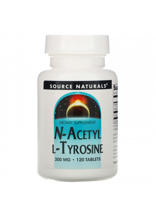 Source Naturals, N-Acetyl L-Tyrosine, 300 mg, 120 Tablets