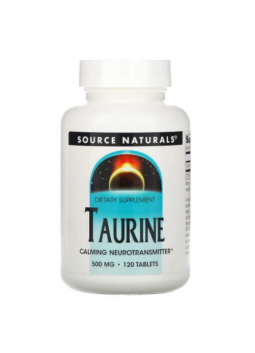 Source Naturals, Taurine, 500 mg, 120 Tablets
