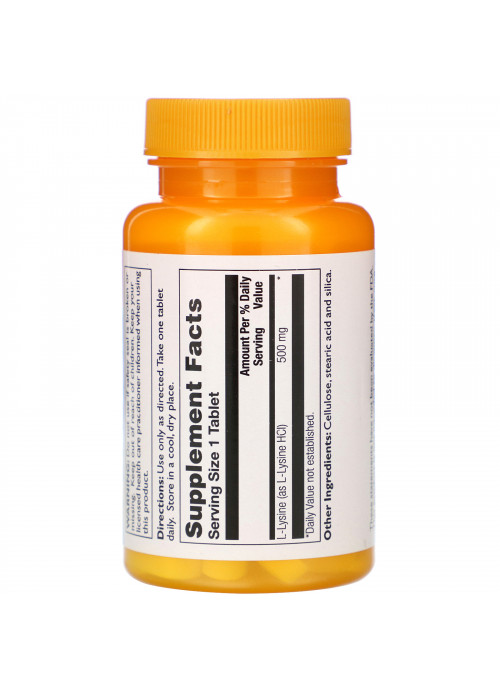 Thompson, L-Lysine, 500 mg , 60 Tablets
