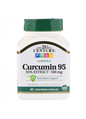 21st Century, Curcumin 95, 500 mg, 45 Vegetarian Capsules