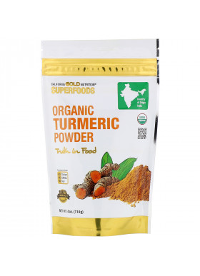 California Gold Nutrition, Superfoods, Organic Turmeric Powder, 4 oz (114 g)