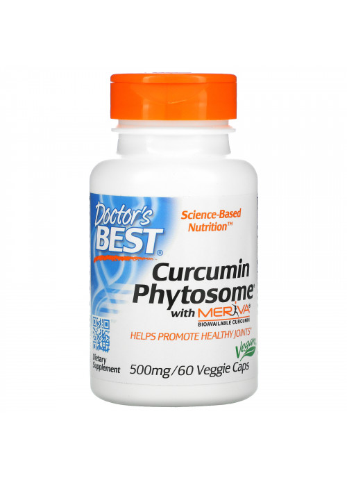 Doctor's Best, Curcumin Phytosome with Meriva, 500 mg, 60 Veggie Caps