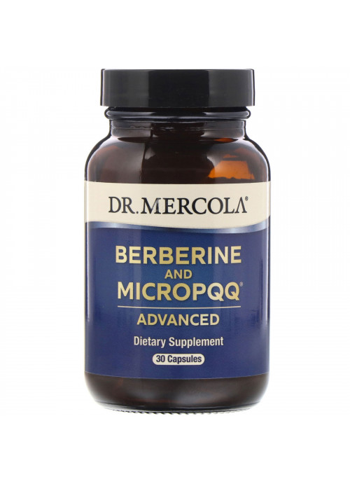 Dr. Mercola, Berberine and MicroPQQ Advanced, 30 Capsules