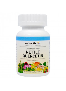 Eclectic Institute, Fresh Freeze-Dried, Nettle Quercetin, 350 mg, 90 Non-GMO Veg Caps