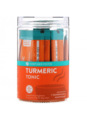 Further Food, Turmeric Tonic, 20 Packets, 0.07 oz oz (2 g) Each