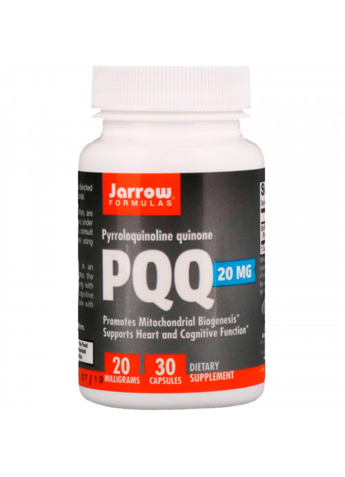 Jarrow Formulas, PQQ (Pyrroloquinoline Quinone), 20 mg, 30 Capsules