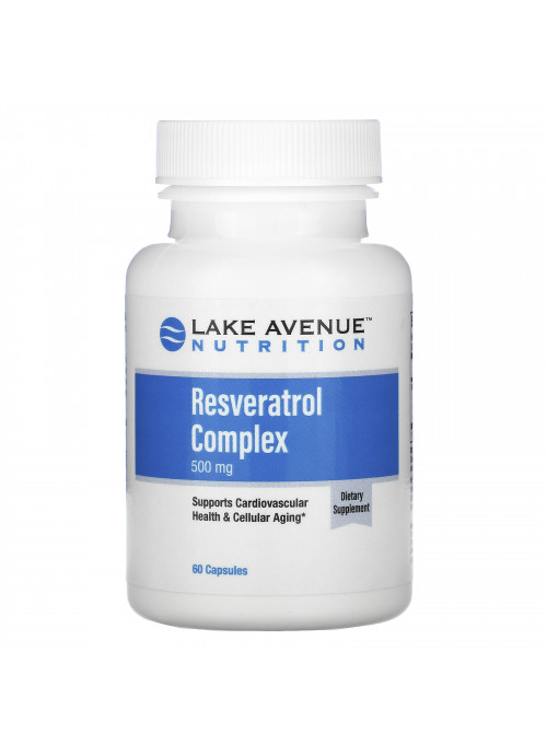 Lake Avenue Nutrition, Resveratrol Complex, 500 mg, 60  Capsules